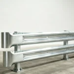 Thrie-beam guardrail