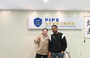 Congolese customer discussing a highway guardrail project with the China Guardrail team