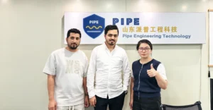 Costa Rican customer discussing a highway guardrail project with the China Guardrail team