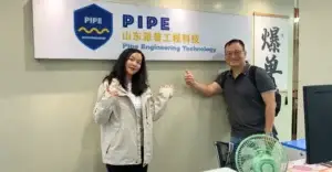 Philippine customer discussing a highway guardrail project with the China Guardrail team