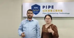 UAE customer discussing a highway guardrail project with the China Guardrail team
