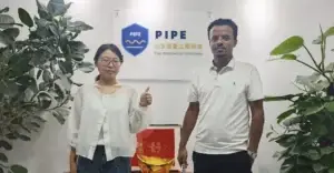 Zimbabwean customer discussing a highway guardrail project with the China Guardrail team